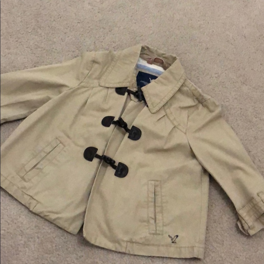 American Eagle cream coat